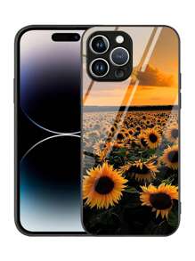 Vỏ điện thoại in hoa hướng dương - Nhiều màu - Xem 4