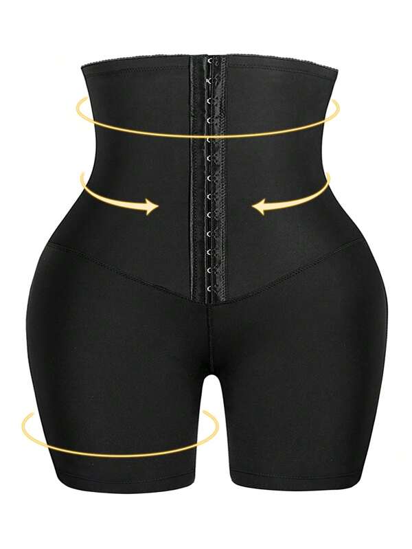 Plus Hook And Eye Shapewear Shorts SHEIN USA