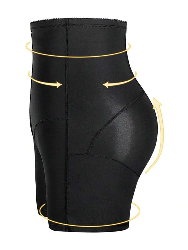 Plus Hook And Eye Shapewear Shorts SHEIN USA