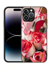 Flower Pattern Phone Case - Multicolor - View 1