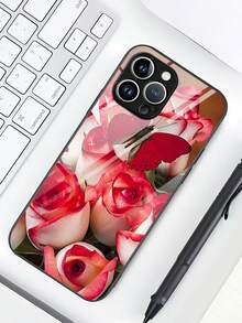 Flower Pattern Phone Case - Multicolor - View 3