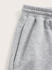 SHEIN EZwear Pantalon de survêtement à cordon à poche