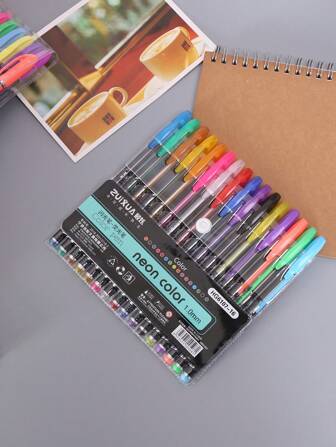 16pcs Mixed Color Highlighter Pen