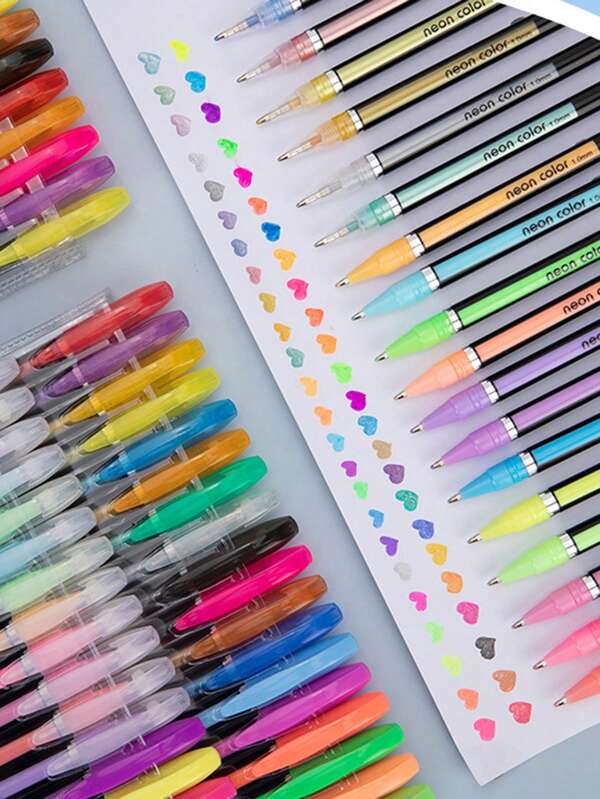 36pcs Mixed Color Highlighter Pen SHEIN USA
