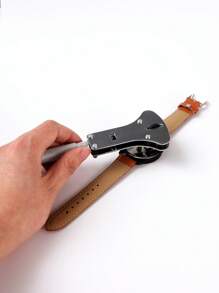 1入組女式男式不銹鋼簡易開表器用於手錶維修 - 銀色 - 查看 1