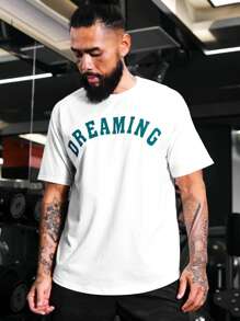 Fitness Áo Tees & Tanks  Thể thao Nam - trắng - Xem 1