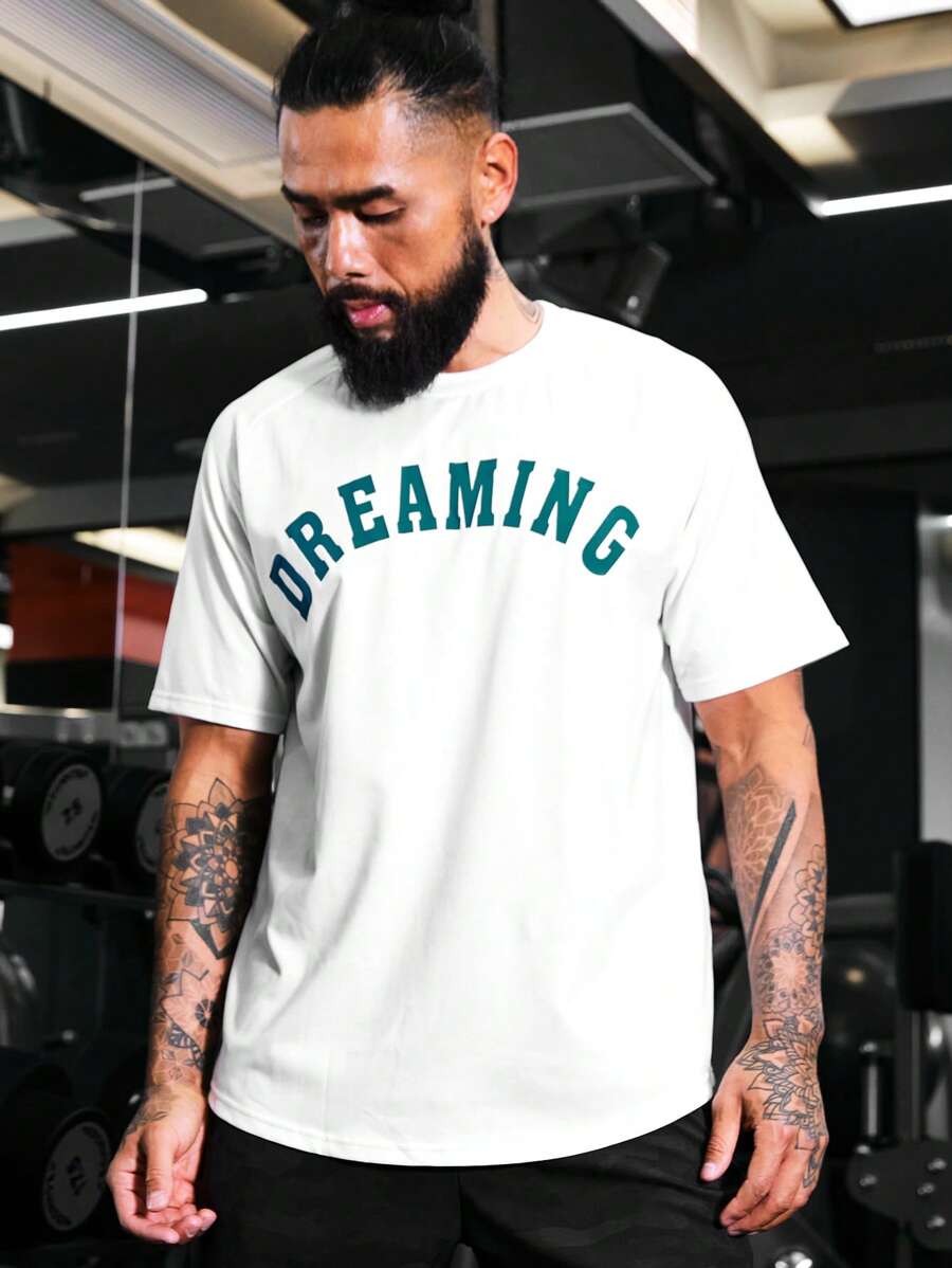 Fitness Áo Tees & Tanks  Thể thao Nam - trắng - Xem 1