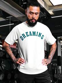 Fitness Áo Tees & Tanks  Thể thao Nam - trắng - Xem 3