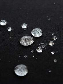 1pc Waterproof Tablecloth, All Seasons Polyester Blend Solid Color Tablecloth For Home, Event, Festival, Dining/Study Table, Desk Pad, Outdoor Camping/Picnic, Coffee Table, Cloth Art Tablecloth - Black - View 6