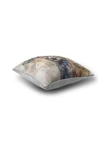 1pc Deer Pattern Cushion Cover Without Filler, Modern Fabric Decorative Throw Pillow Cover For Home