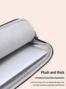 1pc Shockproof Tablet/Laptop Sleeve Compatible With Ipad - Black - View 4