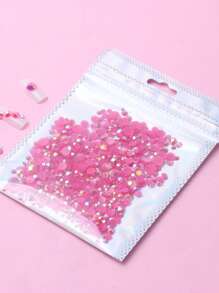 1入組水鑽美甲飾品 - 粉色 - 查看 2