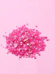 1入組水鑽美甲飾品 - 粉色 - 查看 6