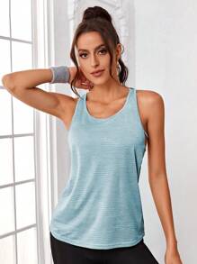 Yoga Sxy Sport Tank Top mit Ausschnitt, rückenfrei
