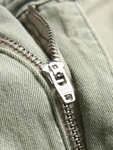 Manfinity Homme Men Slant Pocket Denim Shorts - Light Grey - View 5