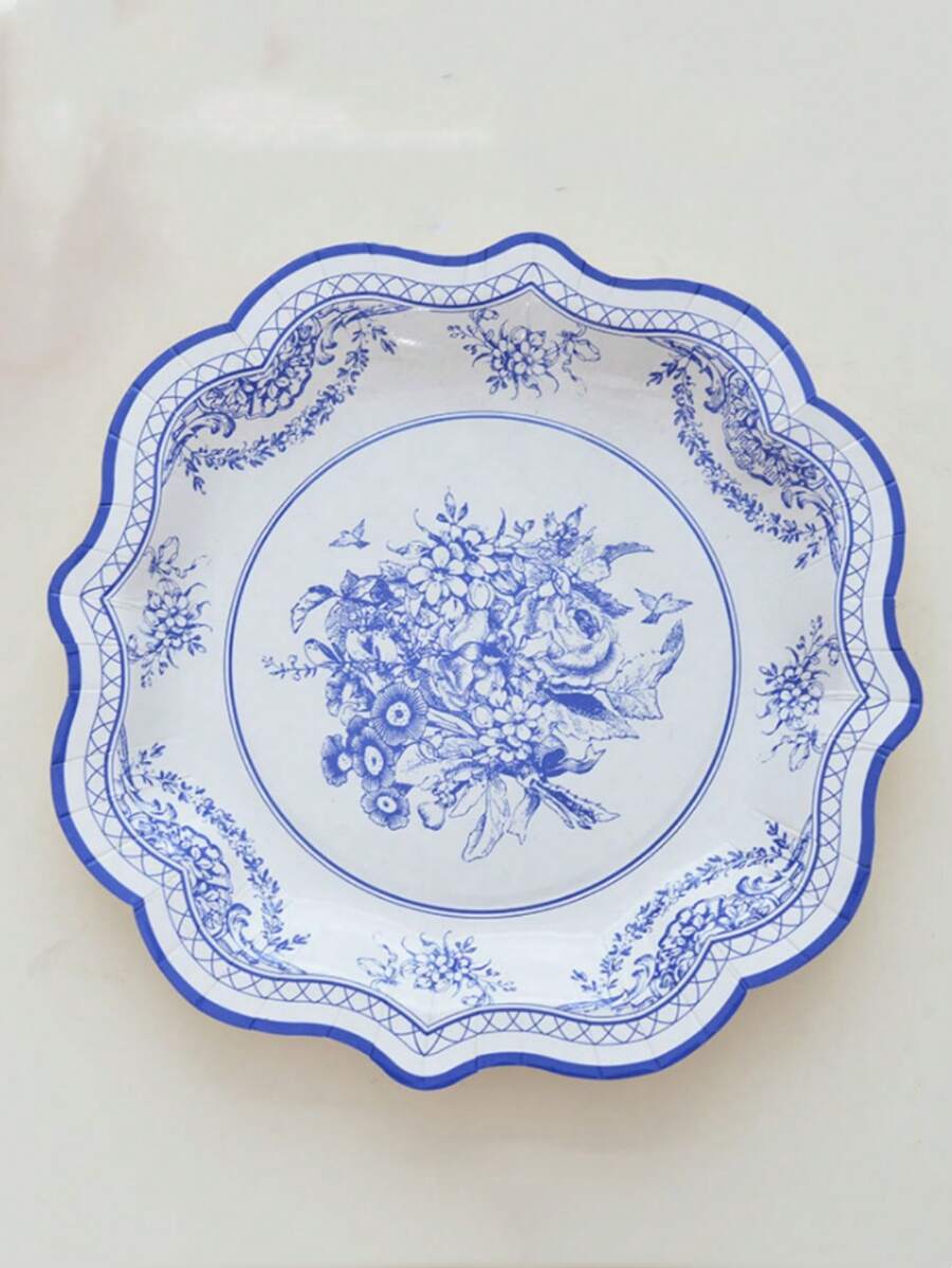 Tấm in hoa 8 chiếc dùng một lần - Nhiều màu - Xem 1