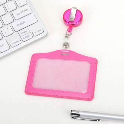1/2个卡套 + 1/2条可拆卸挂绳，工作证卡套，可拆卸挂绳，证件套，工作卡套，门禁卡套