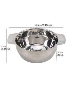 1入不鏽鋼檸檬榨汁器，極簡主義手動壓榨器，適用於廚房、蔬果工具、廚房用品、切割器、食品、沙拉、裝飾、存儲、派對、生日等使用。 - 銀色 - 查看 5