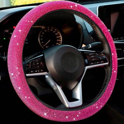 Bọc Vô Lăng Ô Tô Trang Trí Rhinestone