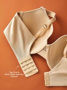 LUVLETTE Plus Dream Curve Support + 全覆盖聚拢 T 恤文胸 - 杏色 - 查看 8