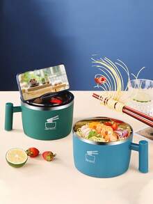 1入組不銹鋼麵碗現代多功能廚房湯碗 - 墨綠色 - 查看 7