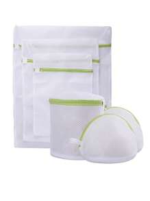 6入組網眼洗衣袋套裝 - 白色 - 查看 1