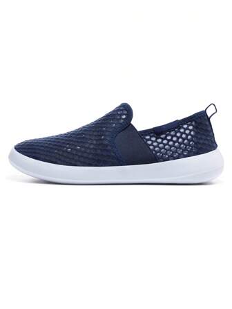 Sporty Slip On Shoes For Men, Breathable Outdoor Sneakers