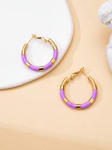 Vòng khuyên tai - Nhiều màu - Xem 3