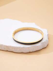 Two Tone Bangle - Multicolor - View 7