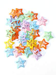 40 件装女士星形可爱发夹爪夹发夹发夹 - 彩色 - 查看 3