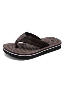 Boys' Summer Casual Flip Flops - Brown - View 6