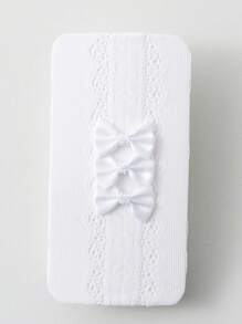 件裝小女孩鏤空蝴蝶結吸濕排汗防蚊緊身褲