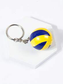 Llavero con dije de voleibol para hombre para volver a la escuela - Multicolor - Ver 2