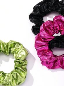 3 cái Scrunchie đa năng thời trang cho nữ, để trang trí - Nhiều màu - Xem 3