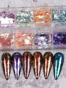 FULL BEAUTY 1 hộp Aurora Opal Nail Art Long lanh - Nhiều màu - Xem 5