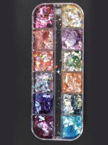 FULL BEAUTY 1 hộp Aurora Opal Nail Art Long lanh - Nhiều màu - Xem 8