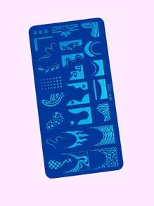 Nâng cấp diện mạo của bạn với khuôn vẽ móng nghệ thuật, 1 mẫu móng tay họa tiết hoa và lửa cho phụ nữ và trẻ em gái - Nhiều màu - Xem 2