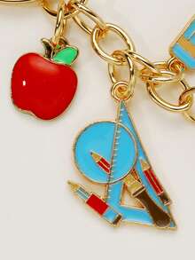 1 cái Bút chì nữ & Móc khóa thời trang Apple Decor - Nhiều màu - Xem 3