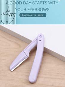 1 pieza Herramienta de modelado reutilizable ceja de acero inoxidable de seguridad ojo para casa - Morado - Ver 2