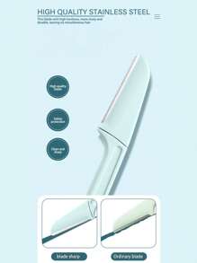 1 pieza Herramienta de modelado reutilizable ceja de acero inoxidable de seguridad ojo para casa - Morado - Ver 3