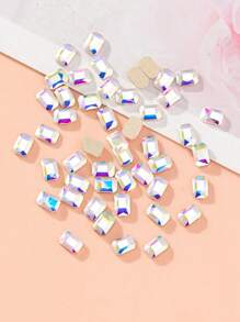 50入組水鑽美甲飾品 - 彩色 - 查看 2