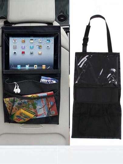 Auto Backseat Organizer Met Touch Screen Tablet Houder Auto Opbergtas Reizen Auto Accessoires Cover Autostoel Rugbeschermers Voor Trip Kinderen Reizen