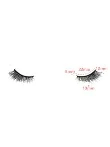 Himirell 6 Paar/Set 5-10mm lange, halb unordentliche Katzenaugen-Stil natürliche Wimpern, geeignet für den täglichen Gebrauch, Dates, Urlaub, leichtes Make-up Tragen Wimpernstreifen, Wimpern, Künstliche Wimpern