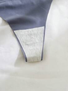 7packs Plain Tape Detail Sexy Thongs