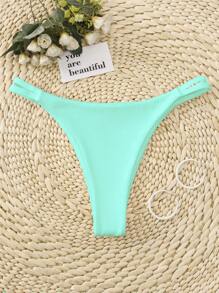 Swim Basics Bikini da spiaggia estivo con taglio, perizoma, costumi da bagno da vacanza