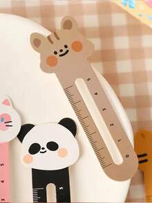 30pcs Cartoon Animal Pattern Bookmark, Cute Portable Book Page Marker For Book Reading - Brown - View 6