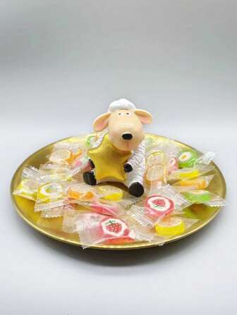 1pc Polyresin Decoration Object, Modern Sheep & Star Decor Decoration Craft For Home Decoration Best Gifts Birthday