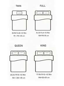 1 tấm màu xám được trang bị, tấm vải hiện đại được trang bị dưới cùng cho phòng ngủ - Màu xám đen - Xem 2