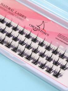CHERRYTOWN DIY Eyelash Extensions 36 Clusters Manga Lashes Volume Individual Eyelashes Extensions Lash Clusters DIY At Home - Black - View 4