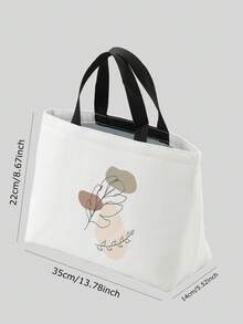 Bolsa térmica con patrón de hoja